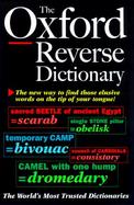 The Oxford Reverse Dictionary cover