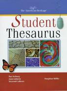 The American Heritage Student Thesaurus cover