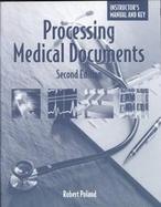 Processing Medical Documents Instructor's Manual and Key cover