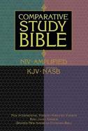 Comparative Study Bible Niv Amplified KJV Updated Nasb  Bergundy cover
