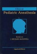 Clinical Pediatric Anesthesia cover
