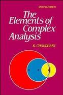 The Elements of Complex Analysis cover