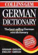 Collins Gem German Dictionary cover