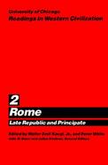 Rome Late Republic and Principate (volume2) cover