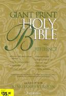KJV Giant Print Reference Bible Gold cover