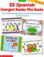 25 Spanish Emergent Reader Mini-Books Easy-To-Make Reproducible Books to Promote Literacy  Grades K-1 cover