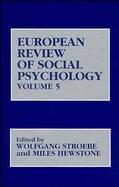 European Review of Social Psychology (volume5) cover