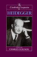 The Cambridge Companion to Heidegger cover