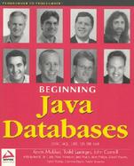 Beginning Java Databases cover