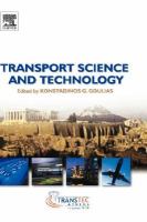 Transport Science and Technology cover