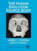 Human Evolution Source Book, The cover