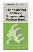 The Numerical Methods Programming Projects Book cover