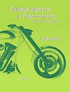 College Algebra and Trigonometry cover