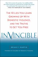 Invincible : The 10 Lies You Learn Growing up with Domestic Violence, and the Truths to Set You Free cover