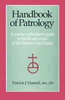 Handbook of Patrology cover