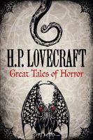 H. P. Lovecraft Great Tales of Horror cover
