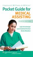 Lww Pocket Guide Medical Assisting Sp cover