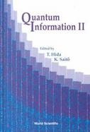 Quantum Information II Proceedings of the Second International Conference, Meijo University, Japan1-5 March 1999 cover