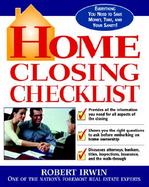 Home Closing Checklist cover