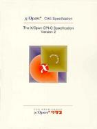 X/Open CPI-C Specification, Version 2, The cover