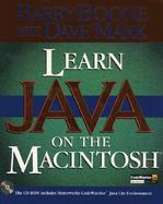 Learn Java on the Macintosh with CDROM cover