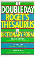 The Doubleday Roget's Thesaurus in Dictionary Form cover