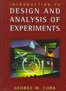 Introduction to Design and Analysis of Experiments cover