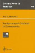 Semiparametric Methods in Econometrics cover
