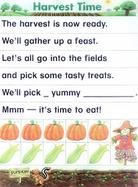 Harvest Time Scholastic Interactive Pocket Charts  The Hands-On Way to Build Reading Skills  Includes Sturdy, Laminated Sentence Strips and Word Cards cover