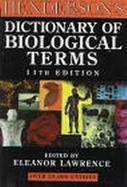 Henderson's Dictionary of Biological Terms, 11th Edition cover