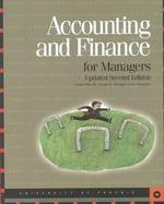 Accounting & Finance for Managers cover