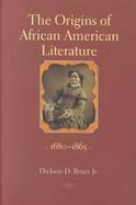 The Origins of African American Literature 1680-1865 cover