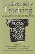 University Teaching A Guide for Graduate Students cover