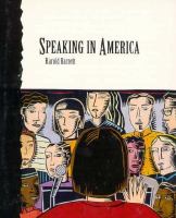 Speaking in America cover