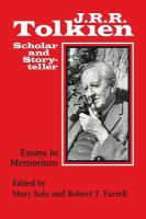 Jrr Tolkien Scholar and Storyteller cover