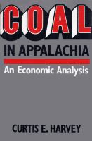 Coal in Appalachia An Economic Analysis cover