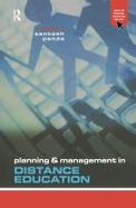 Planning and Management in Distance Education cover