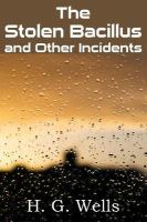 The Stolen Bacillus and Other Incidents cover