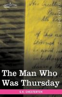 The Man Who Was Thursday cover