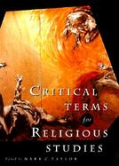 Critical Terms for Religious Studies cover