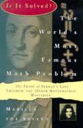 The World's Most Famous Math Problem cover