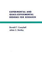 Experimental and Quasi-Experimental Designs for Research cover