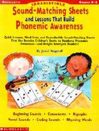 Irrestible Sound-Matching Sheets and Lessons That Build Phonemic Awareness cover