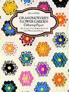 Grandmother's Flower Garden Giftwrap Paper Two Sheets 18