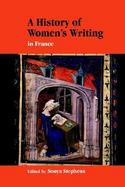 A History of Women's Writing in France cover