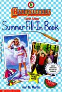 Summer Fill-In Book cover