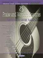 25 Praise & Worship Favorites for Easy Guitar cover