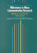 Milestones in Mass Communication Research cover