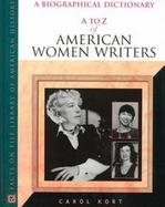 A to Z of American Women Writers cover