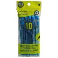 Onyx and Green 10-pack Gel Pens - Blue cover